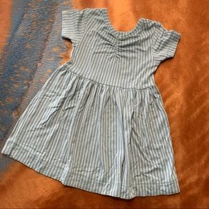 Kate Quinn Bamboo Dress stripe shirt sleeve soft 12-18 months